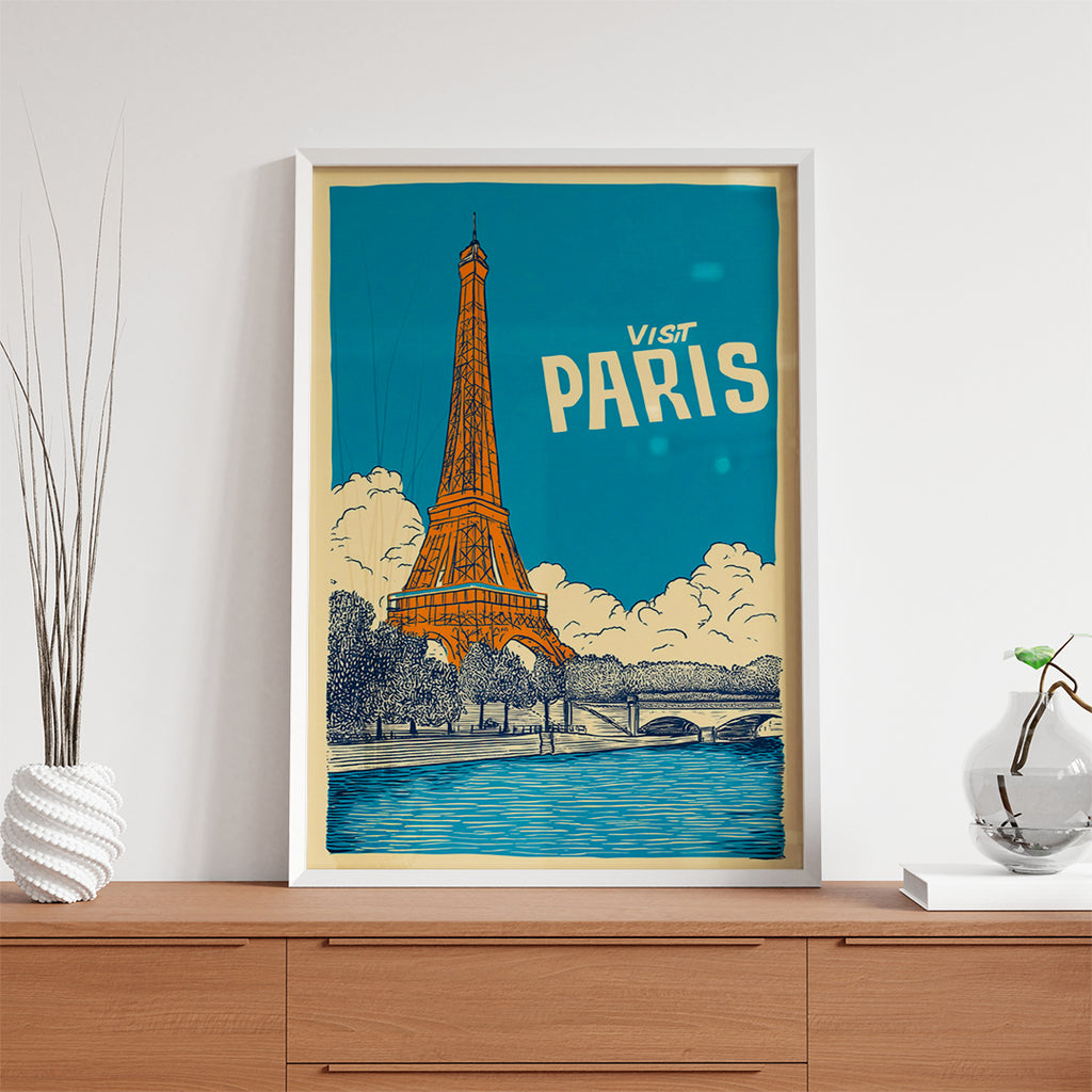 Paris France – Vintage Travel Wall Art (CT30)