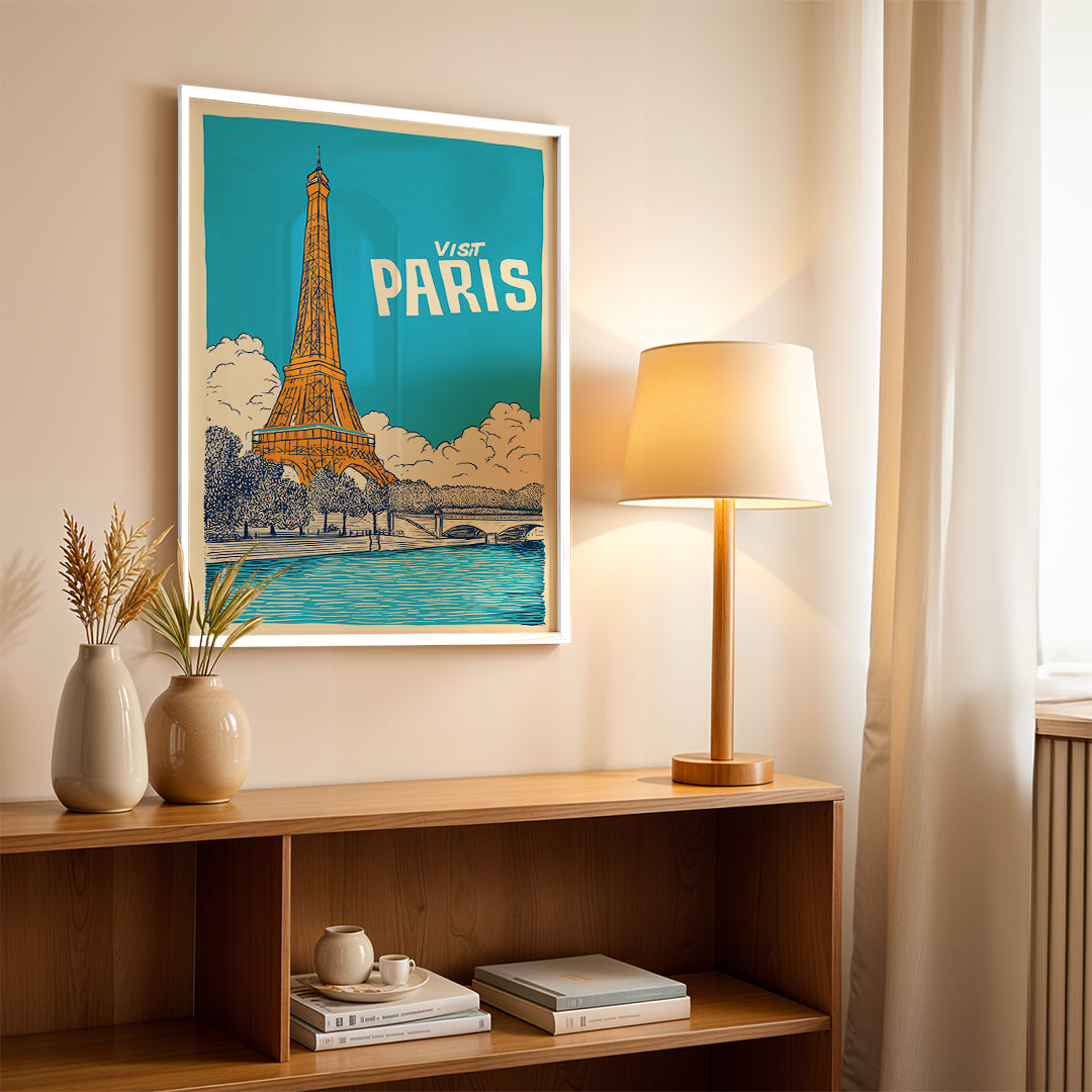Paris France – Vintage Travel Wall Art (CT30)