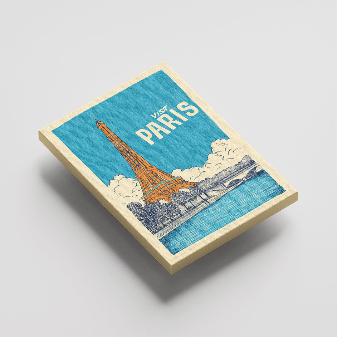 Paris France – Vintage Travel Wall Art (CT30)