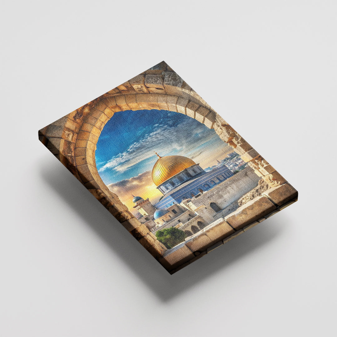Jerusalem Dome of the Rock – Iconic Landmark Wall Art (CT33)