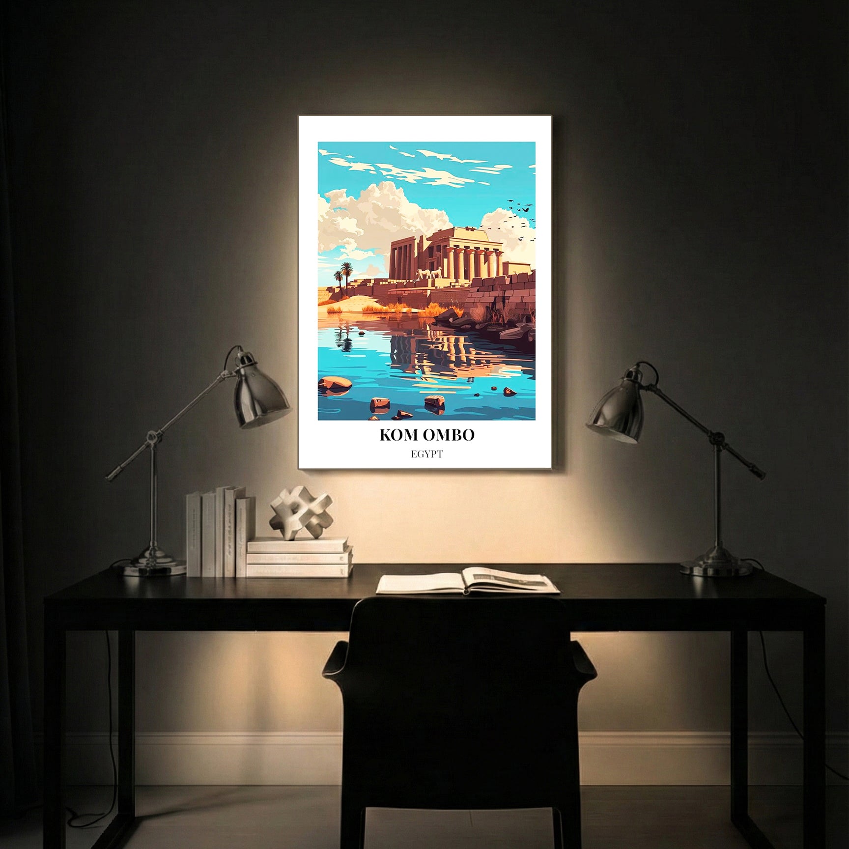 Kom Ombo Egypt – Iconic Landmark Wall Art (CT34)