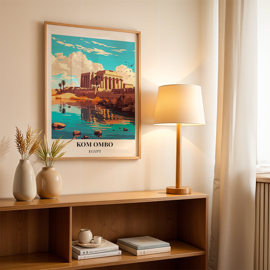 Kom Ombo Egypt – Iconic Landmark Wall Art (CT34)