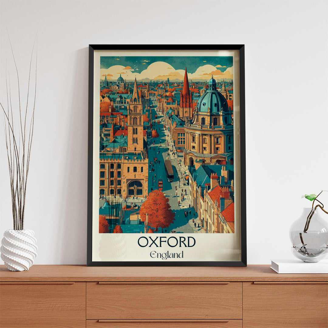 Oxford England – Vintage Travel Wall Art (CT37)
