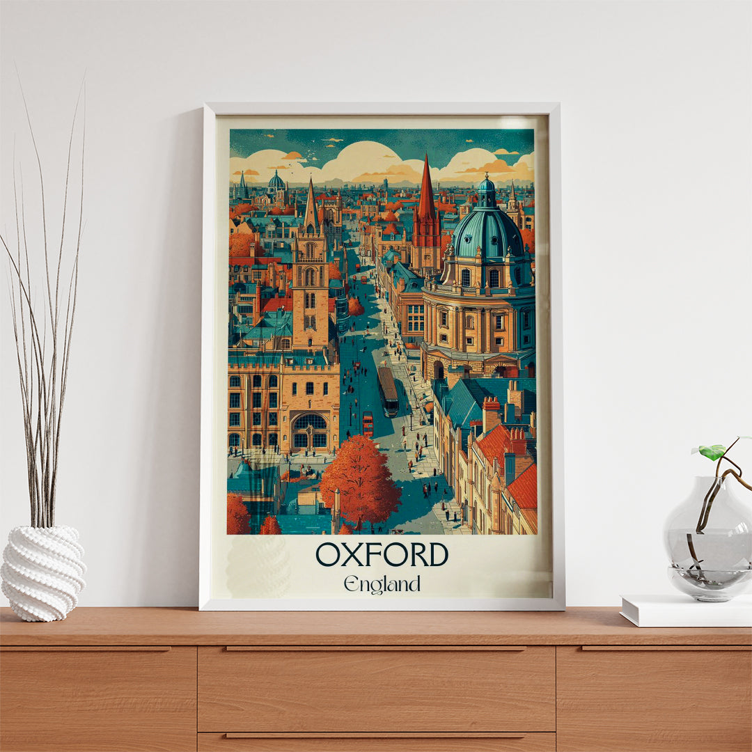Oxford England – Vintage Travel Wall Art (CT37)