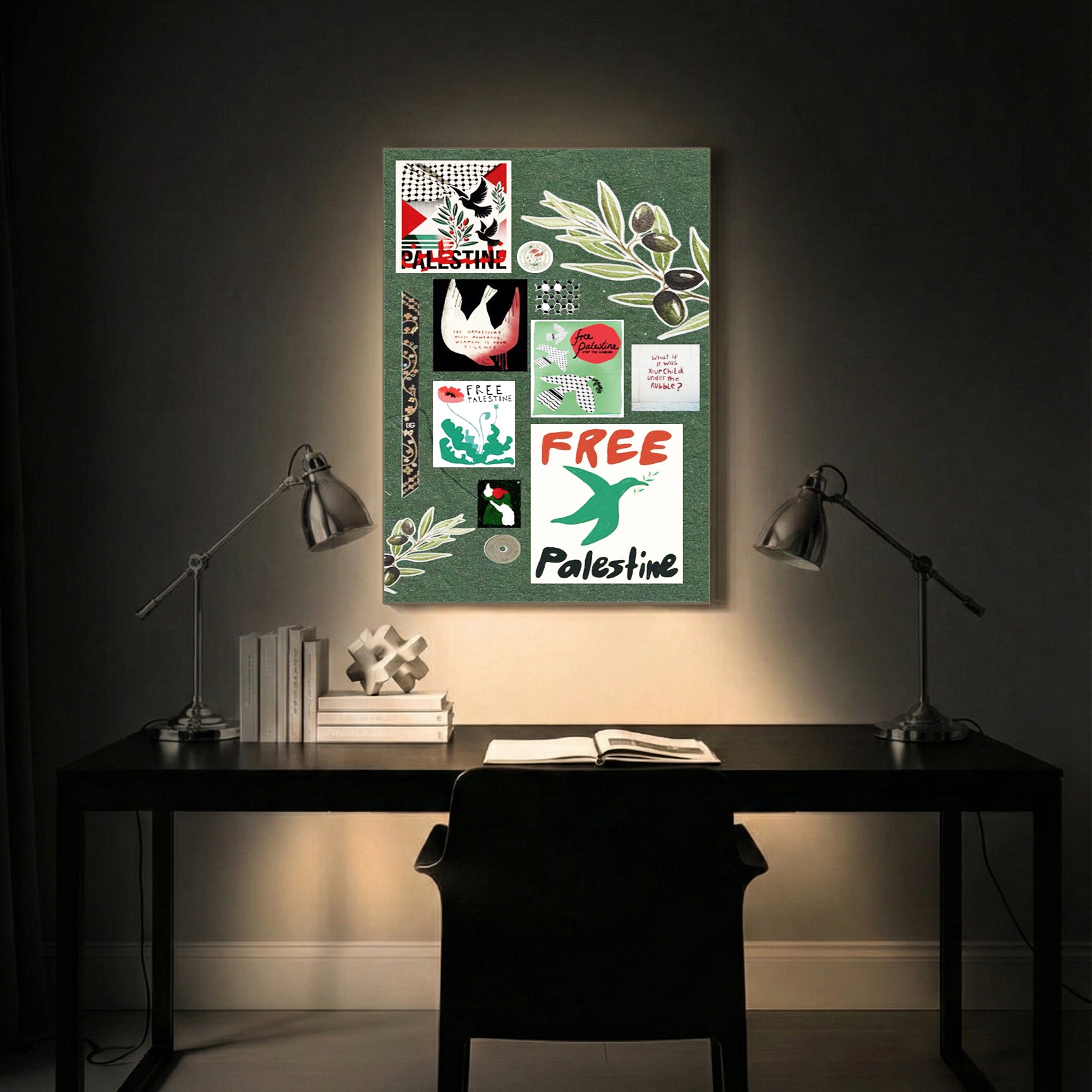 Palestine – Artistic Wall Art (CT38)