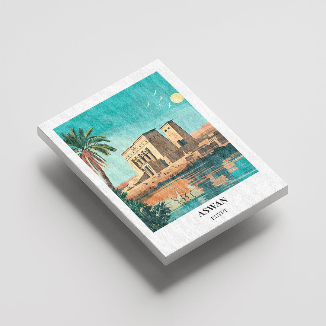 Aswan Egypt – Vintage Travel Wall Art (CT39)