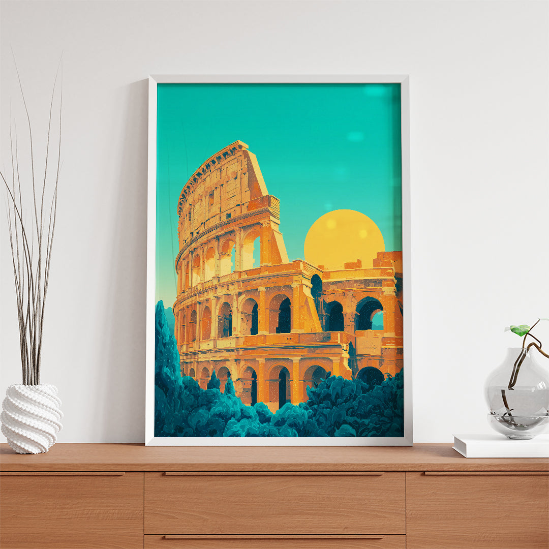 Rome Colosseum – Iconic Landmark Wall Art (CT4)