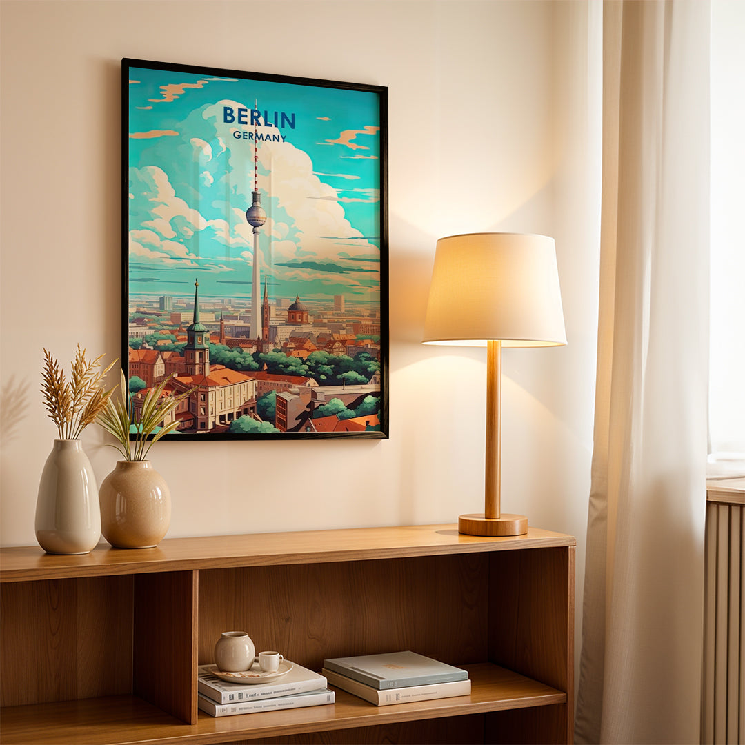 Berlin Germany – Vintage Travel Wall Art (CT40)