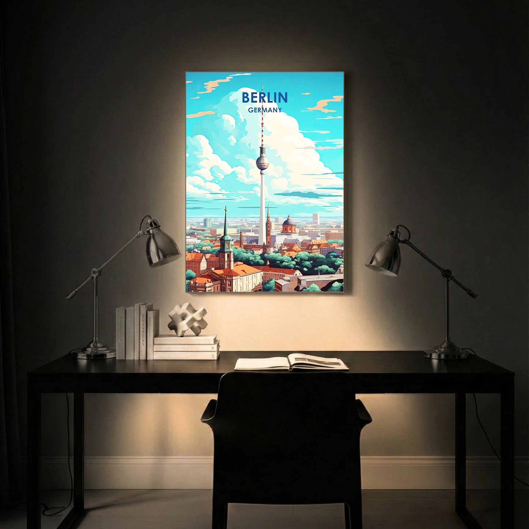 Berlin Germany – Vintage Travel Wall Art (CT40)