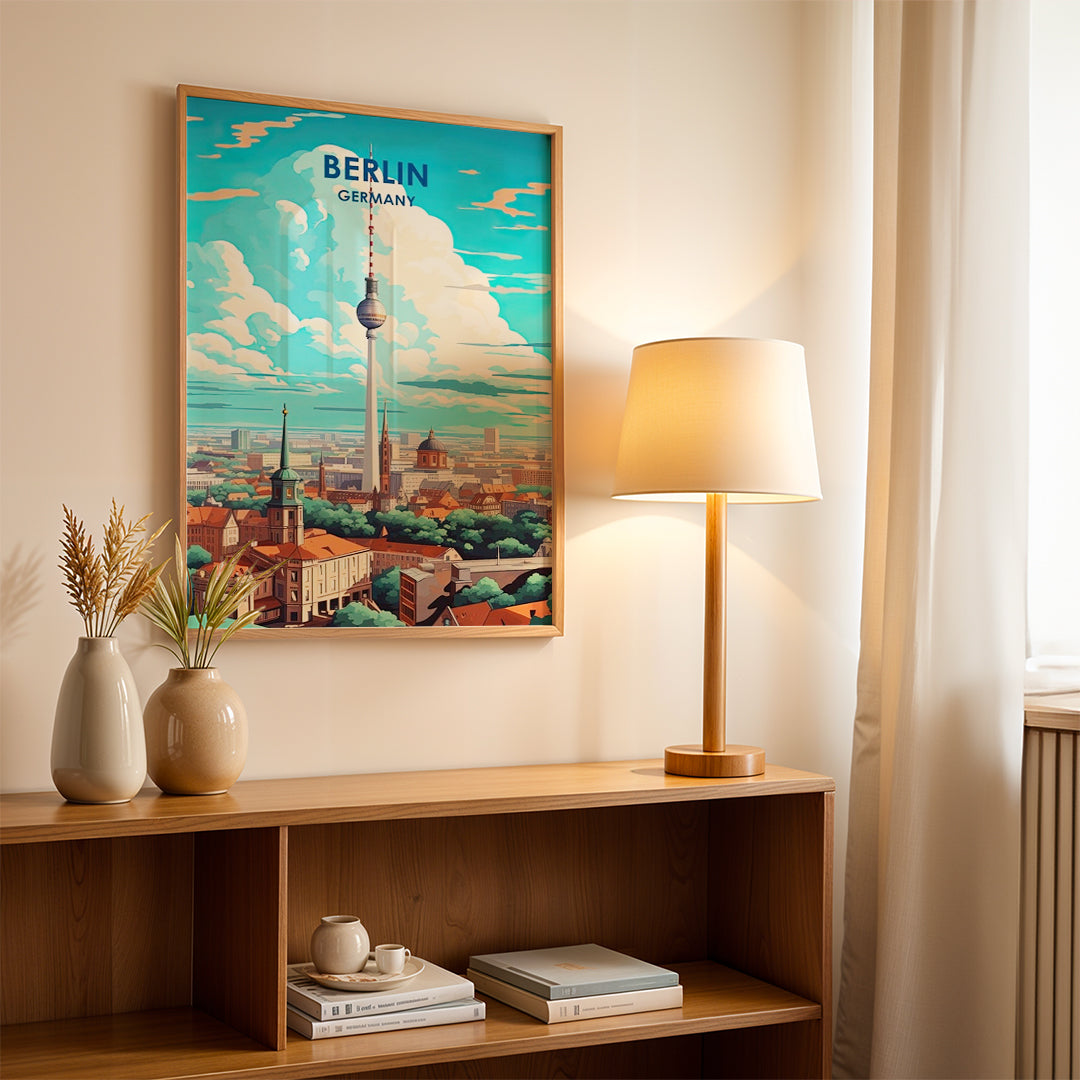 Berlin Germany – Vintage Travel Wall Art (CT40)