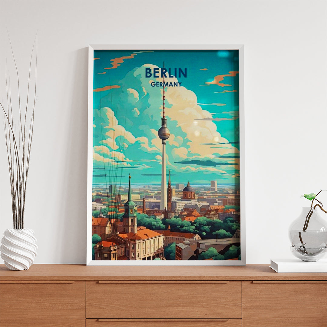 Berlin Germany – Vintage Travel Wall Art (CT40)
