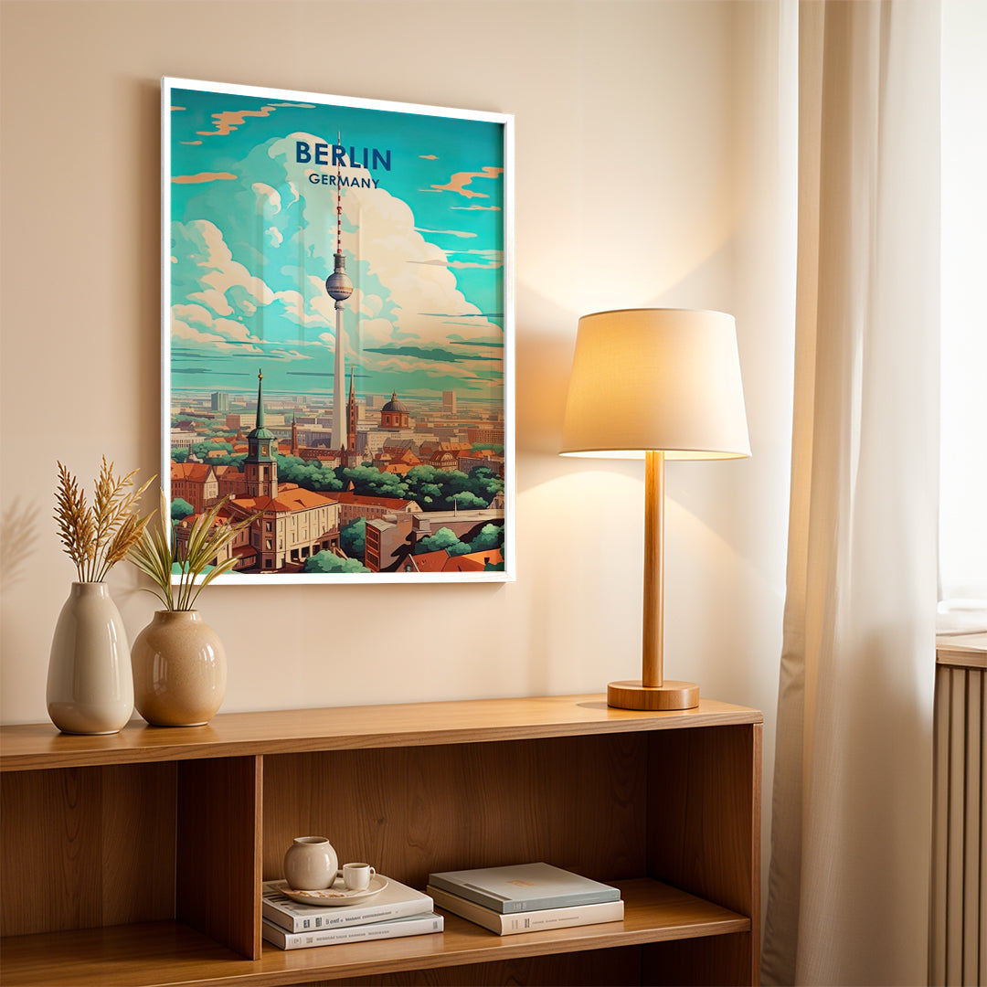 Berlin Germany – Vintage Travel Wall Art (CT40)