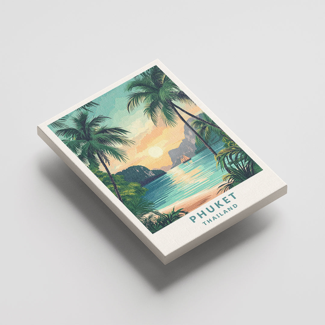 Phuket Thailand – Tropical Vintage Travel Wall Art (CT41)