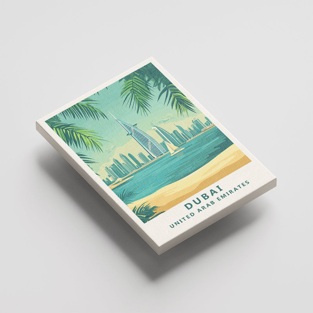 Dubai UAE – Vintage Travel Wall Art (#CT44)