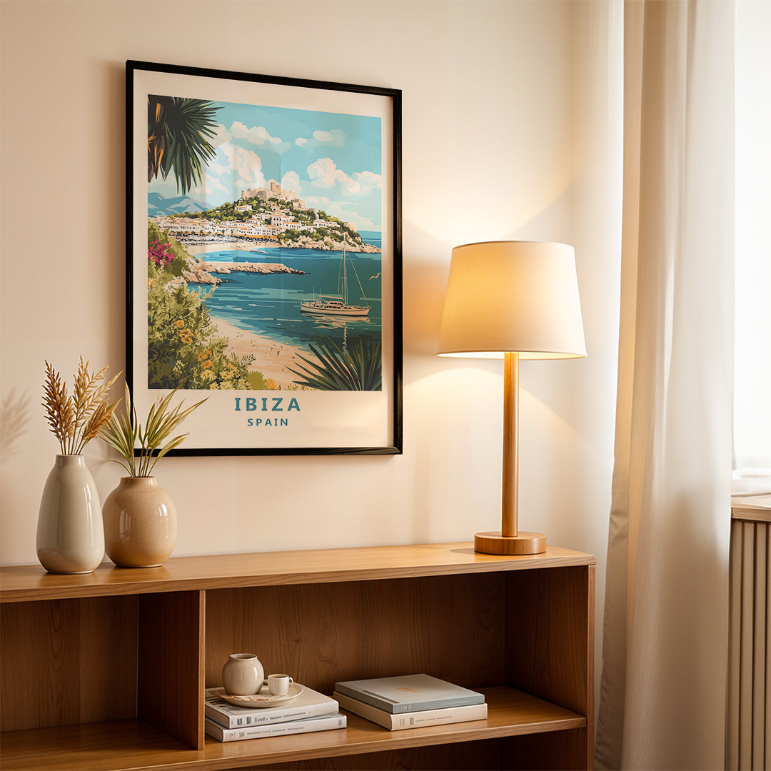 Ibiza Spain – Vintage Travel Wall Art (CT45)