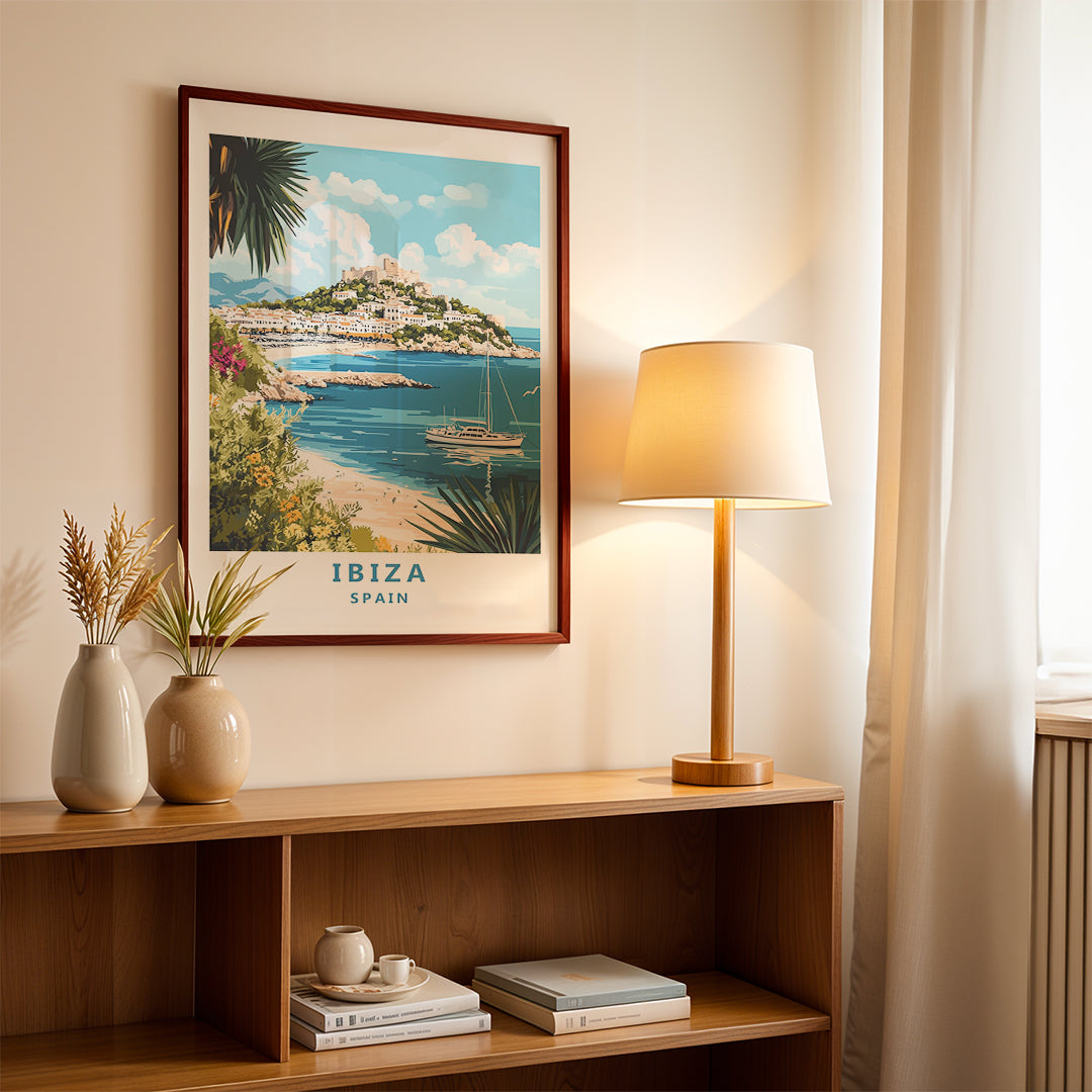 Ibiza Spain – Vintage Travel Wall Art (CT45)