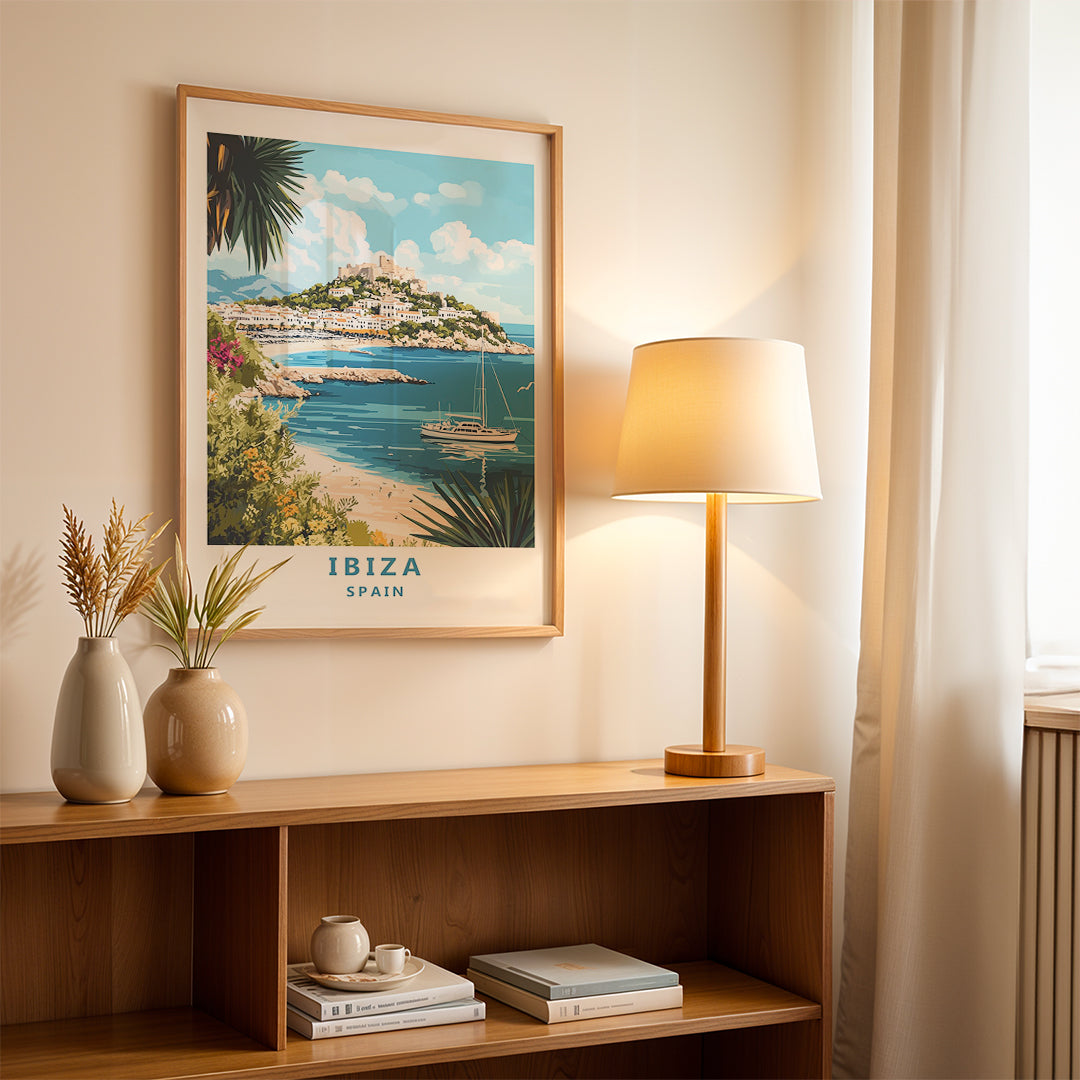 Ibiza Spain – Vintage Travel Wall Art (CT45)