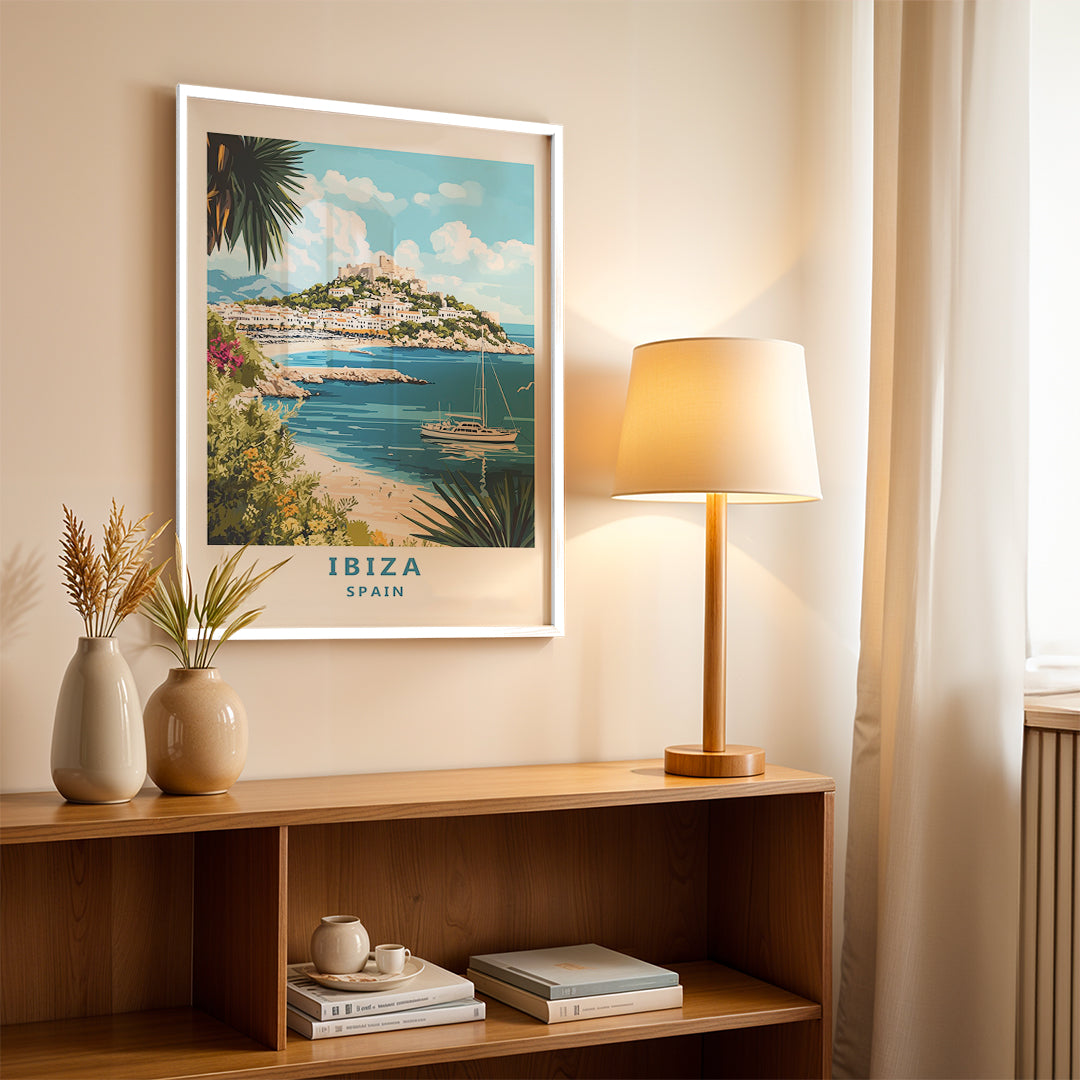Ibiza Spain – Vintage Travel Wall Art (CT45)