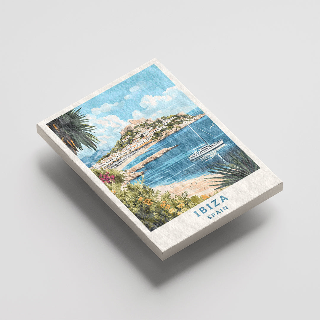 Ibiza Spain – Vintage Travel Wall Art (CT45)
