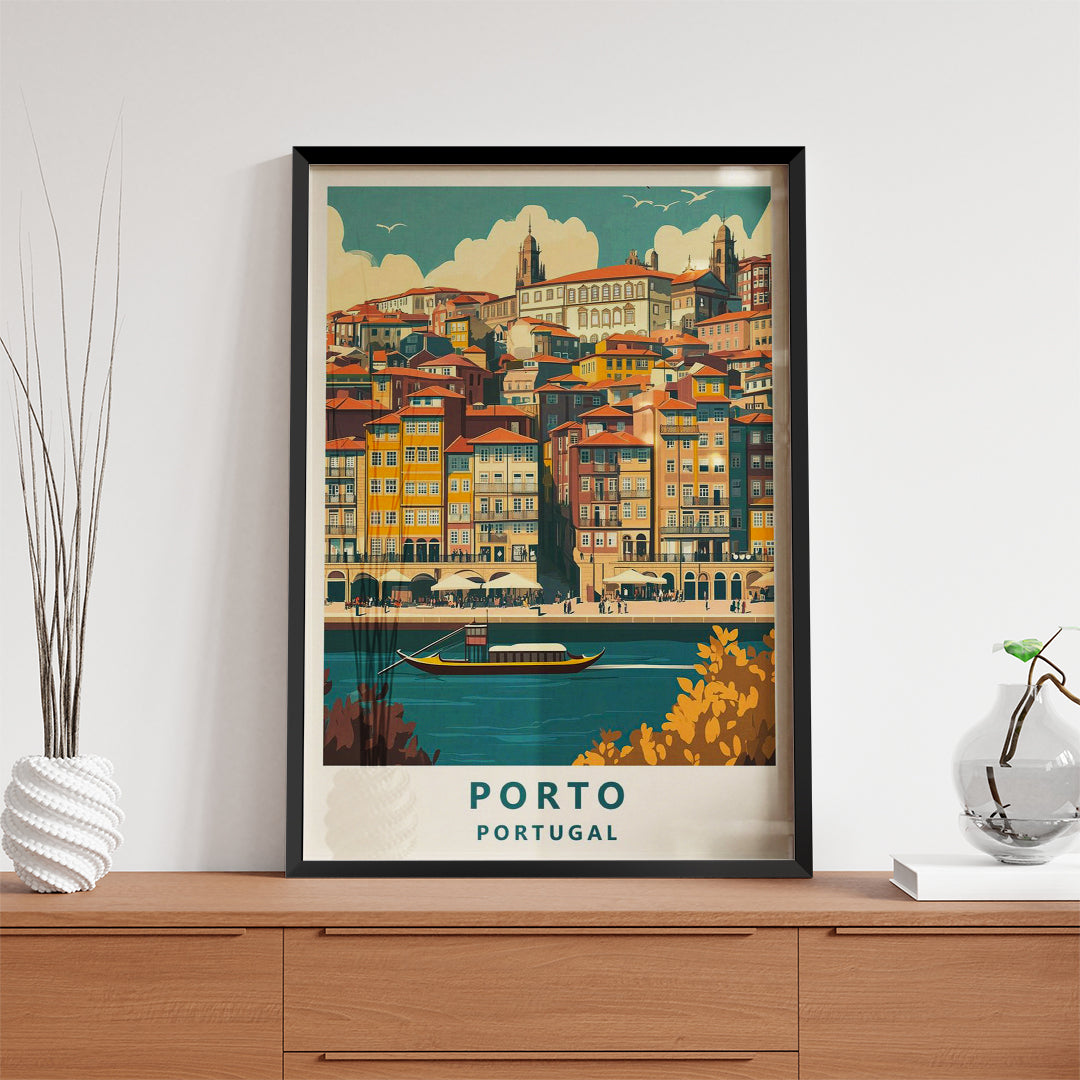 Porto Portugal – Vintage Travel Wall Art (CT46)