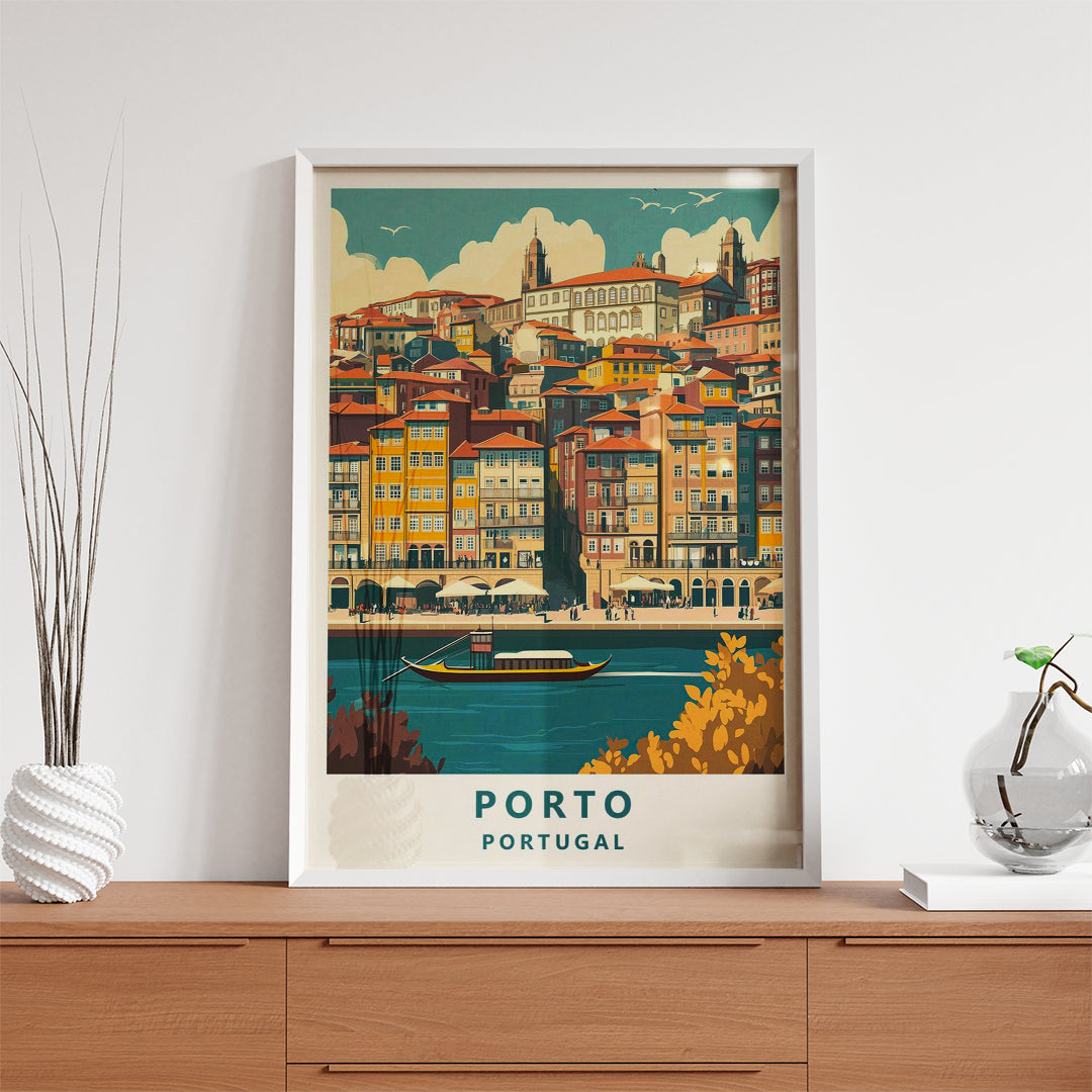 Porto Portugal – Vintage Travel Wall Art (CT46)