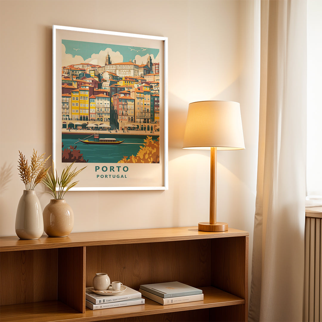 Porto Portugal – Vintage Travel Wall Art (CT46)