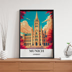 Munich Germany – Vintage Travel Wall Art (CT48)