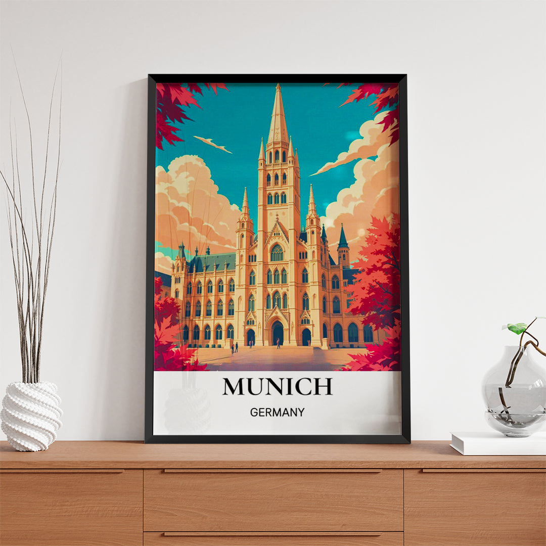 Munich Germany – Vintage Travel Wall Art (CT48)