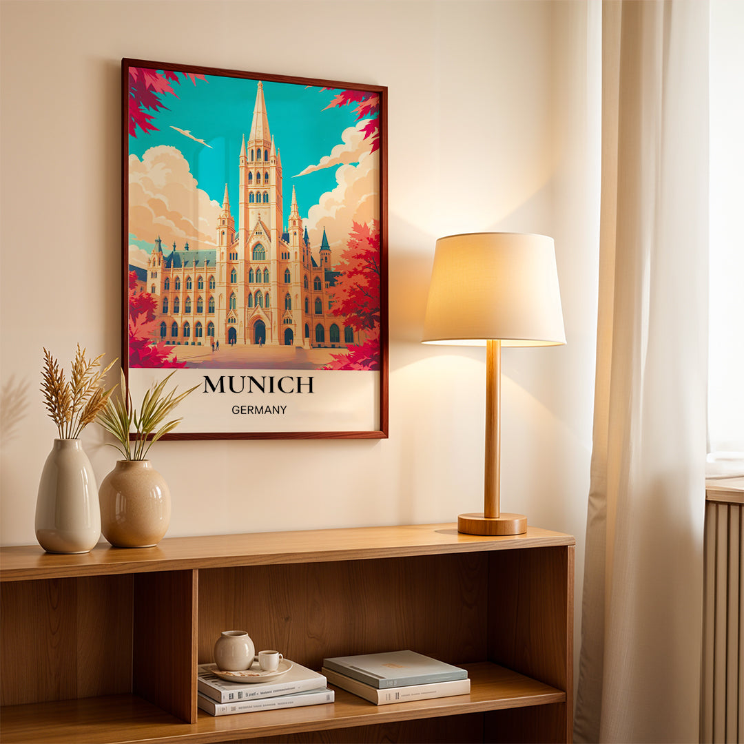 Munich Germany – Vintage Travel Wall Art (CT48)