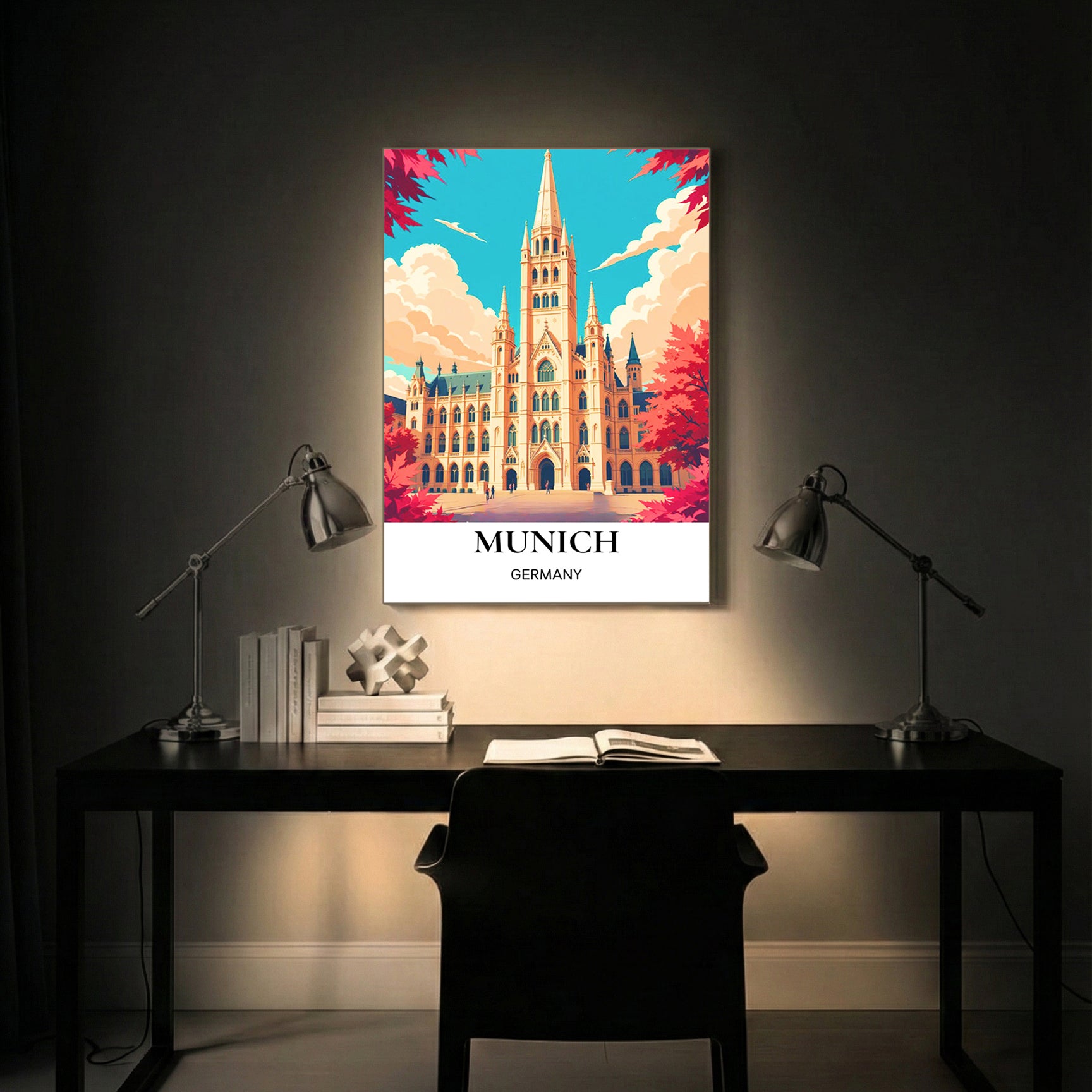 Munich Germany – Vintage Travel Wall Art (CT48)