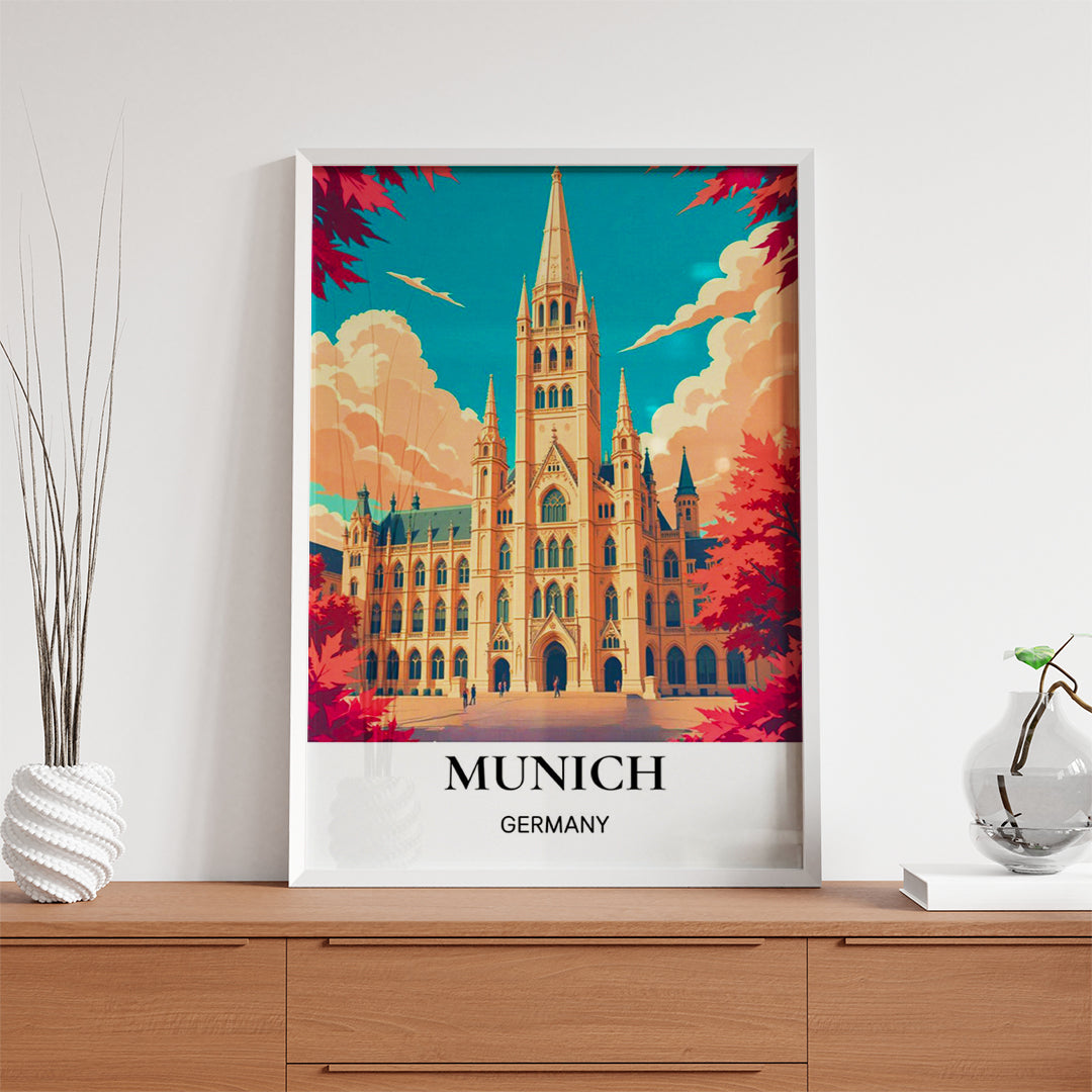 Munich Germany – Vintage Travel Wall Art (CT48)