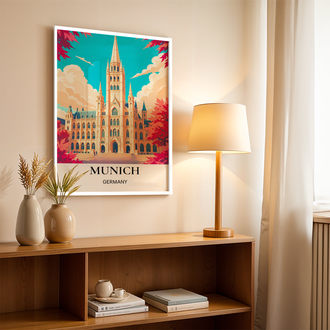 Munich Germany – Vintage Travel Wall Art (CT48)