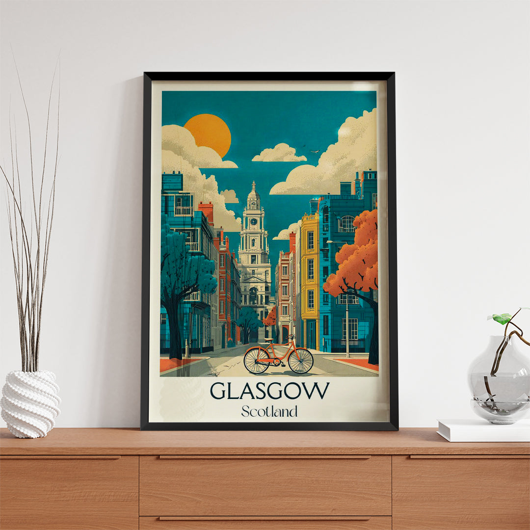 Glasgow Scotland – Vintage Travel Wall Art (CT49)