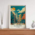 Glasgow Scotland – Vintage Travel Wall Art (CT49)