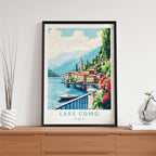 Lake Como Italy – Vintage Travel Wall Art (CT5)
