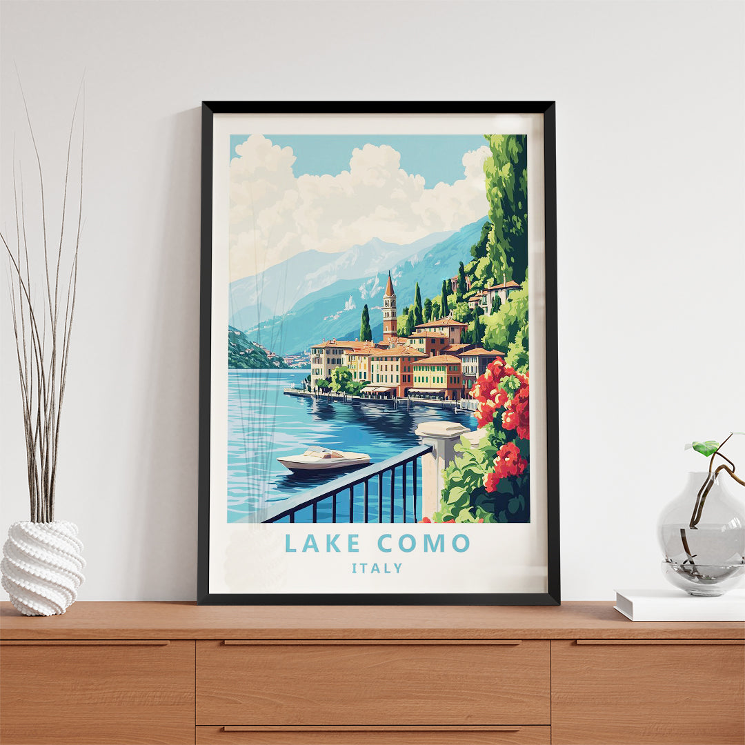 Lake Como Italy – Vintage Travel Wall Art (CT5)