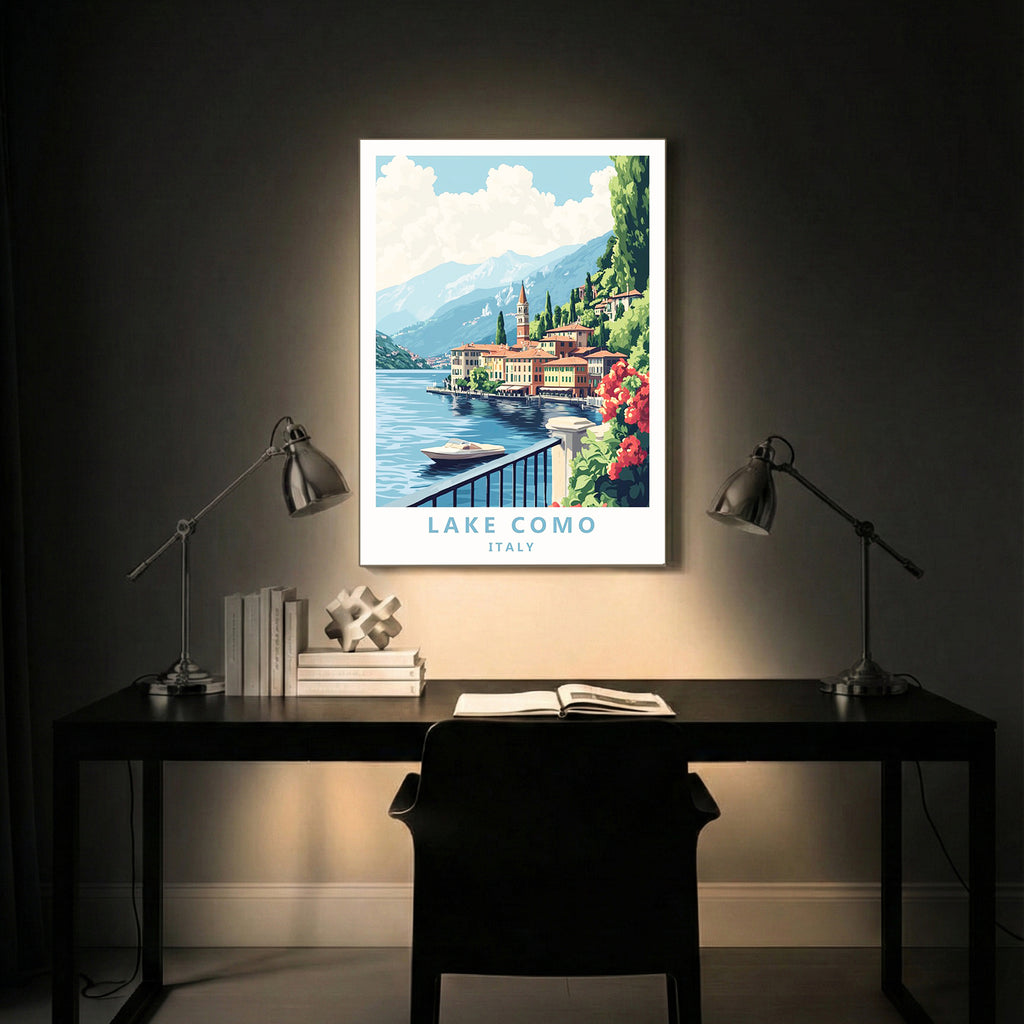 Lake Como Italy – Vintage Travel Wall Art (CT5)
