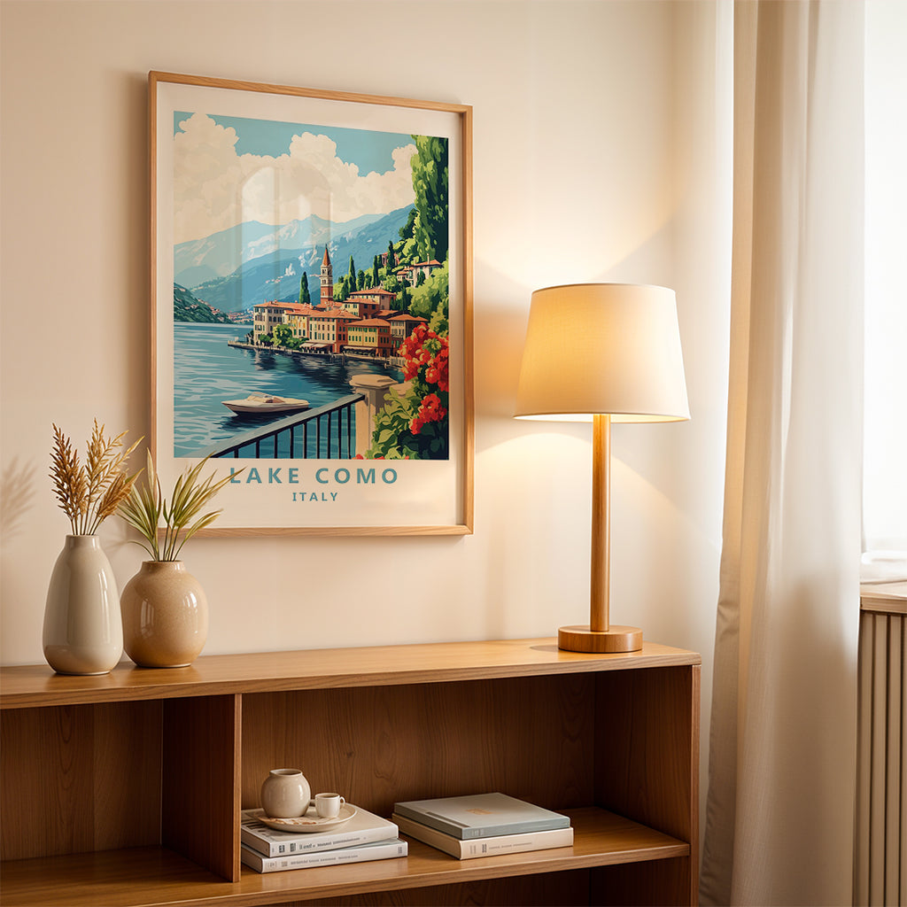 Lake Como Italy – Vintage Travel Wall Art (CT5)