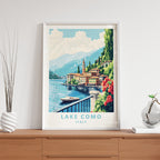 Lake Como Italy – Vintage Travel Wall Art (CT5)