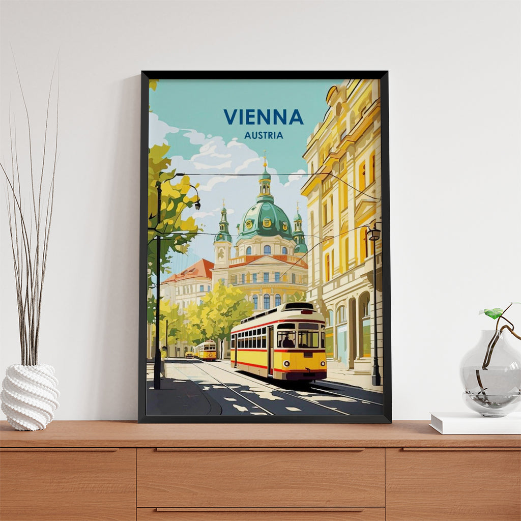 Vienna Austria – Vintage Travel Wall Art (CT7)