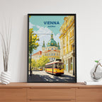 Vienna Austria – Vintage Travel Wall Art (CT7)