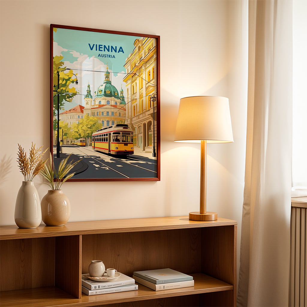 Vienna Austria – Vintage Travel Wall Art (CT7)