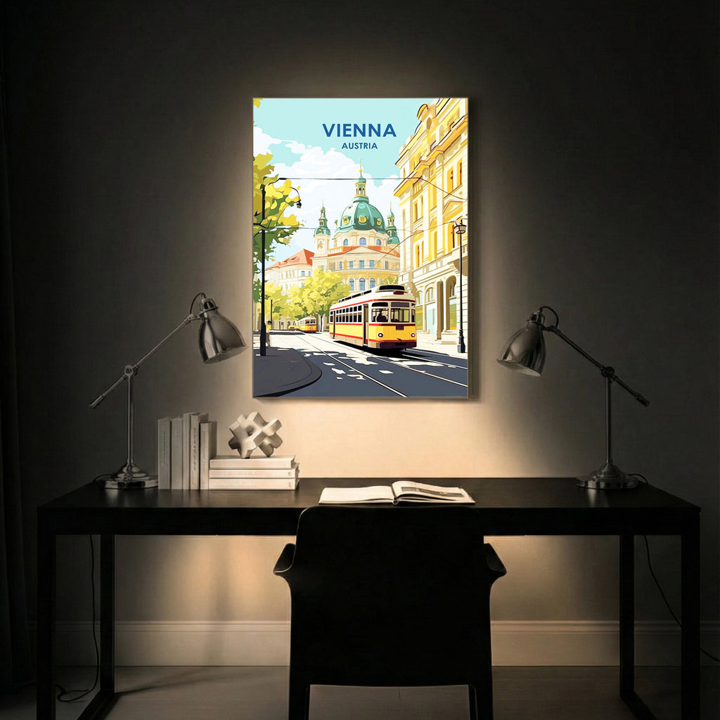 Vienna Austria – Vintage Travel Wall Art (CT7)