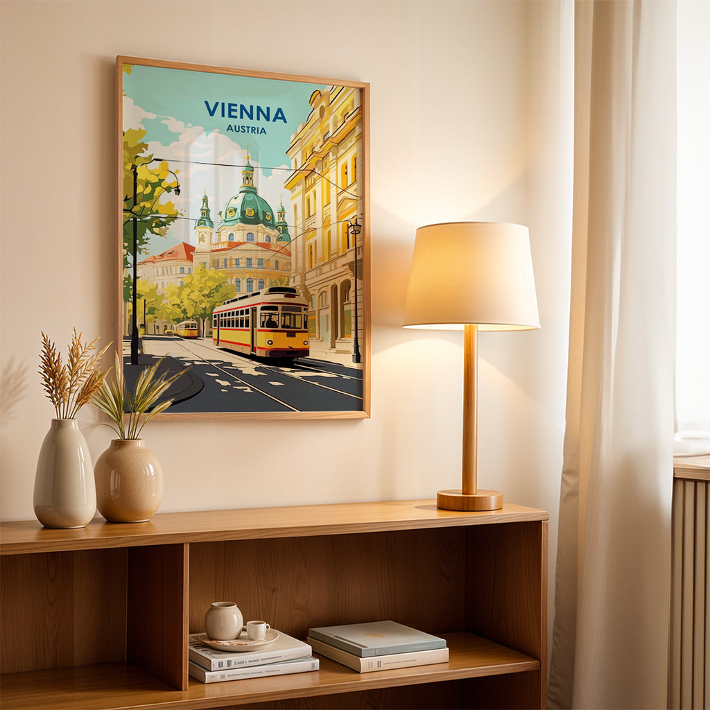 Vienna Austria – Vintage Travel Wall Art (CT7)