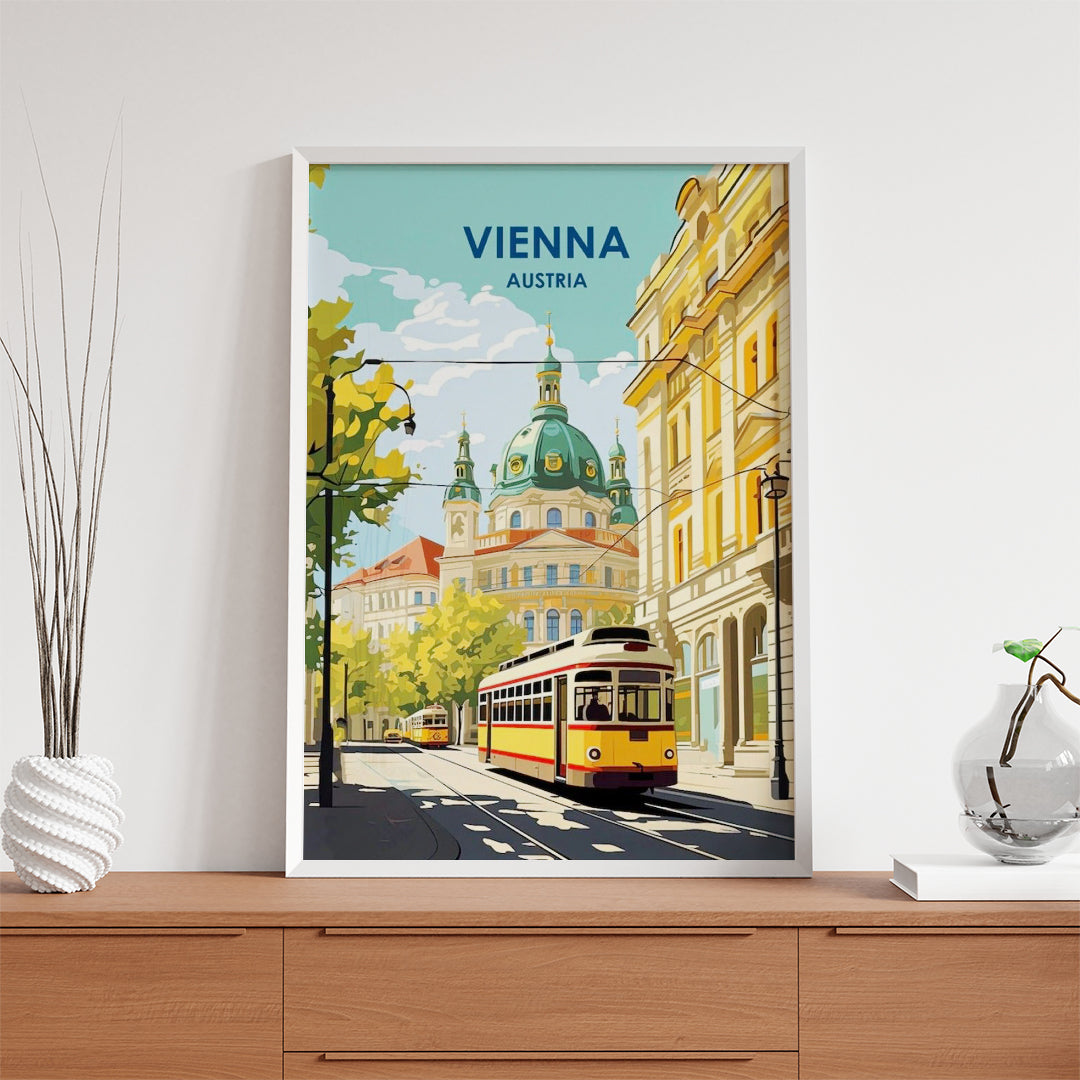 Vienna Austria – Vintage Travel Wall Art (CT7)