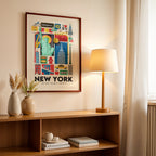 New York USA – Modern Artistic Wall Art (CT8)