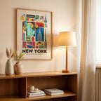 New York USA – Modern Artistic Wall Art (CT8)