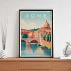 Rome Italian Modern Artistic Wall Art (CT9)