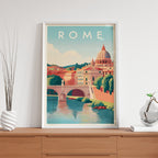 Rome Italian Modern Artistic Wall Art (CT9)