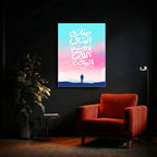 Minka Al-Sa‘y Wa Min Allah Al-Sa‘ah – Arabic Calligraphy Wall Art (IS16)